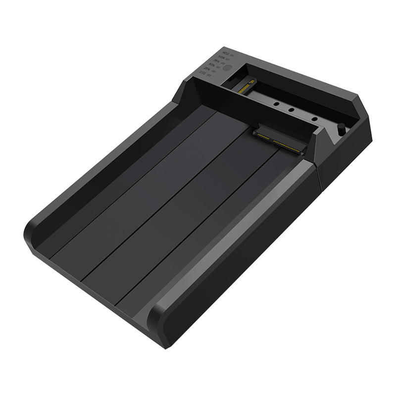 USB 3.2 to SATA I/II/III and M.2 Dual Bay External Hard Drive Docking Station for 2.5 / 3.5in HDD SSD and M.2 SSD  HD055