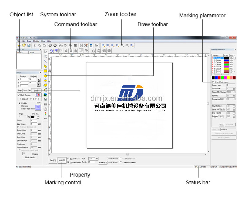 Product Line Online Flying Laser Marking Machine For Pet Bottle Laser Printer