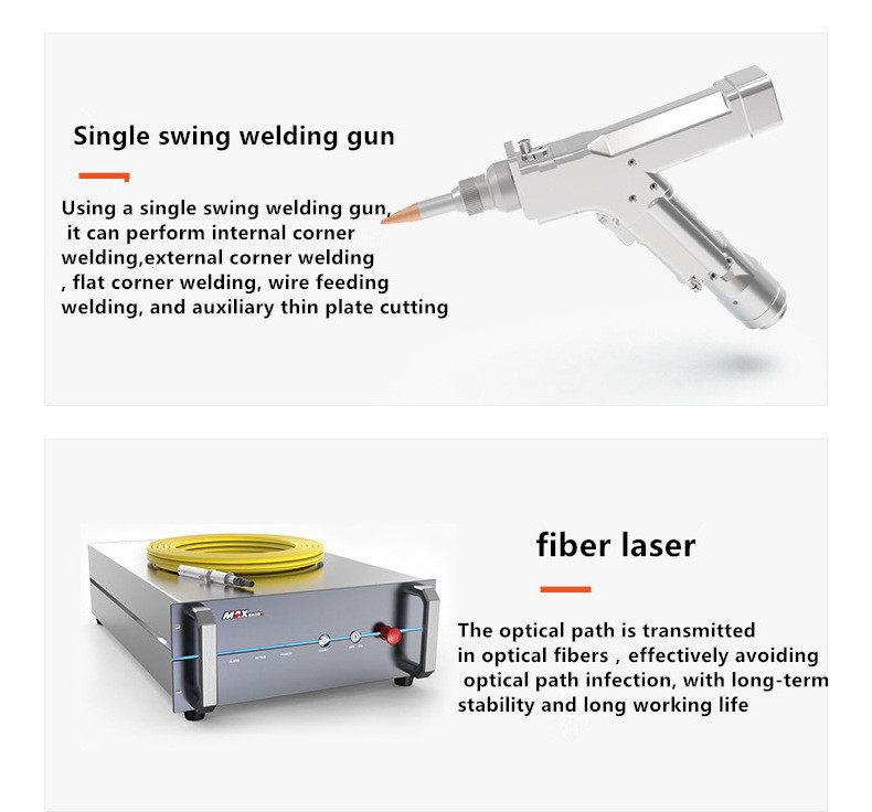 Handheld Metal Stainless Steel Carbon Iron Aluminium Copper Brass Led Lamp Fiber Laser Welding Welders Soldering Machines Price