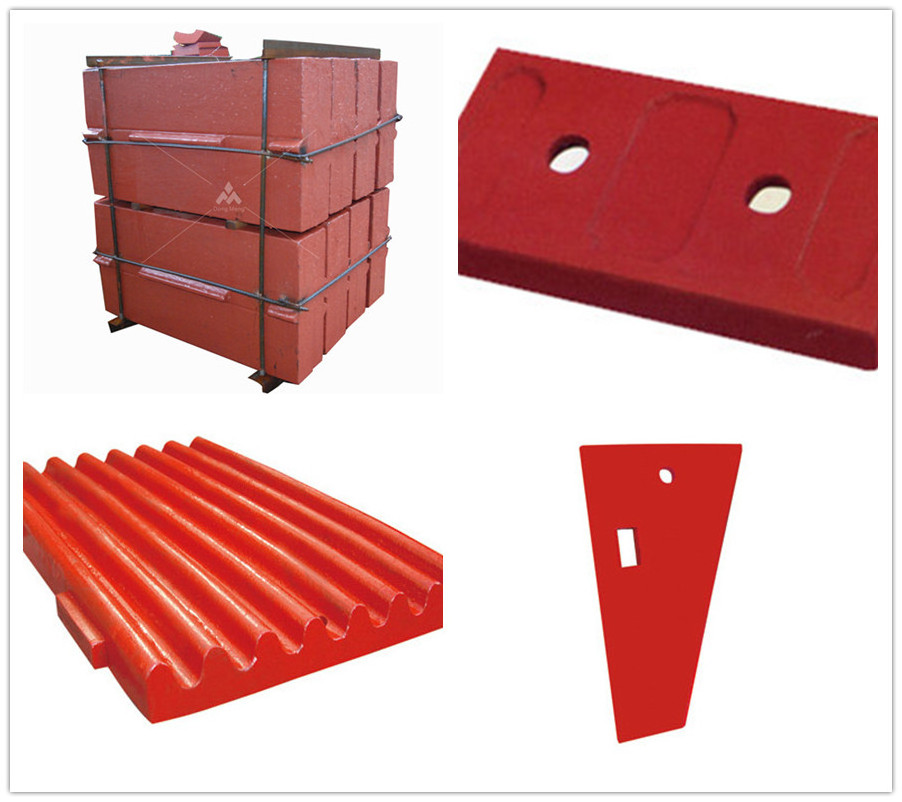 Jaw, cone crusher spare parts made in shanghai