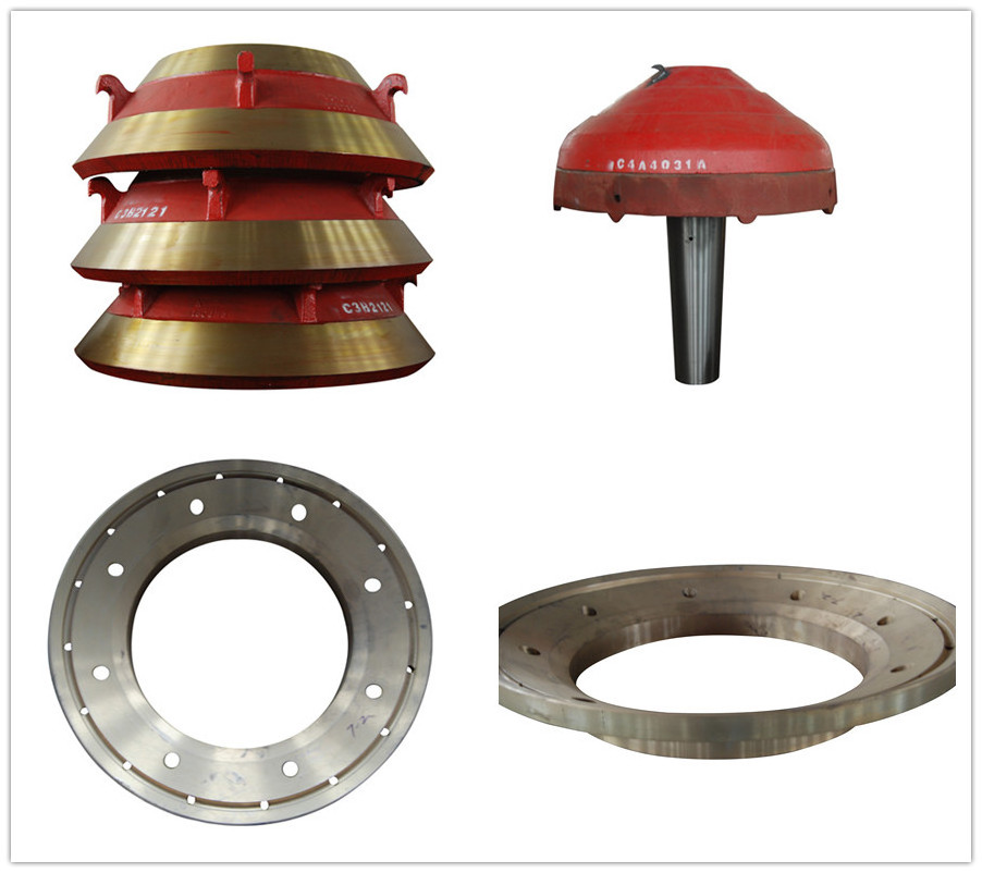 Jaw, cone crusher spare parts made in shanghai