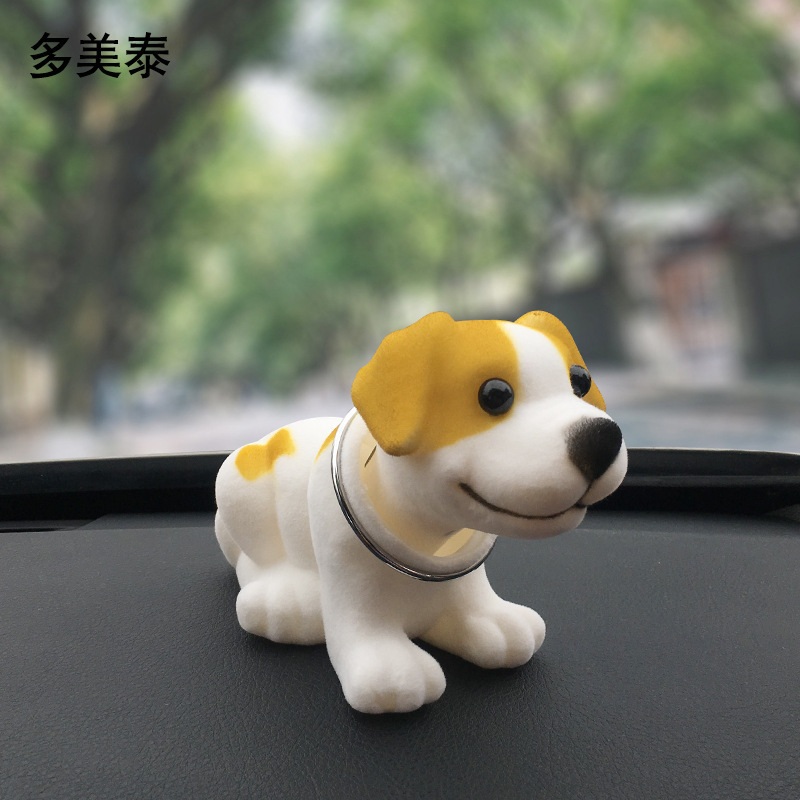 Factory Price Cartoon Tiny Shaking Nodding Dog Doll Bobble Head Custom Resin Craft Sculpture