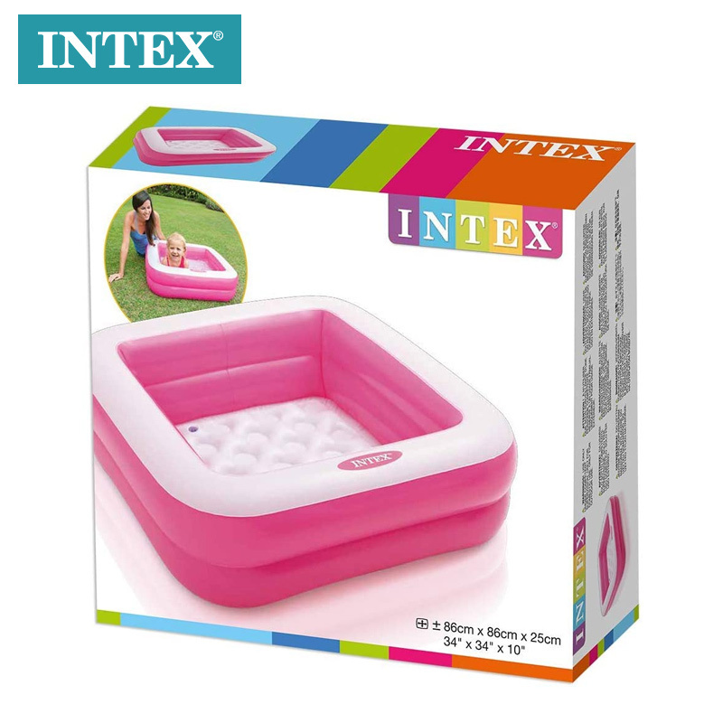 Intex 57100 Inflatable Swimming Pool  Portable Folding Square Play Box Pools Baby Swimming Pool Kids SPA Tub