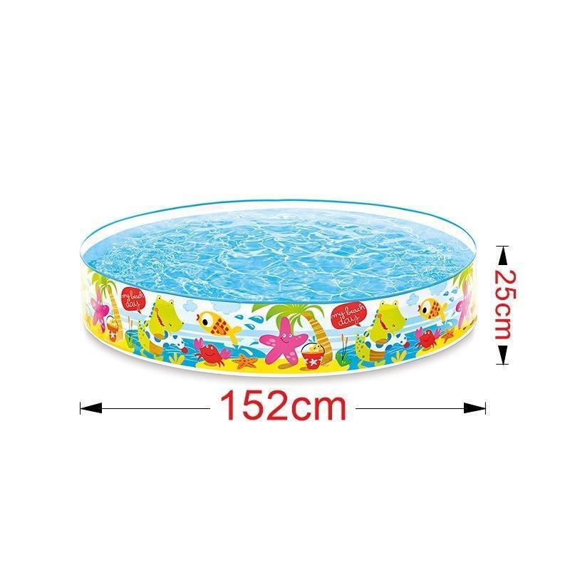 INTEX 56451 Under the ocean plastic swimming Pool   Fun at the beach Snapset Kids Plastic Swimming Pool