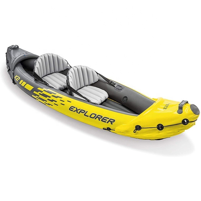 Intex 68307 Barcos Rowing Boat K2 Kayak 2 Person Inflatable Boat Inflatable Kayak With Pedals