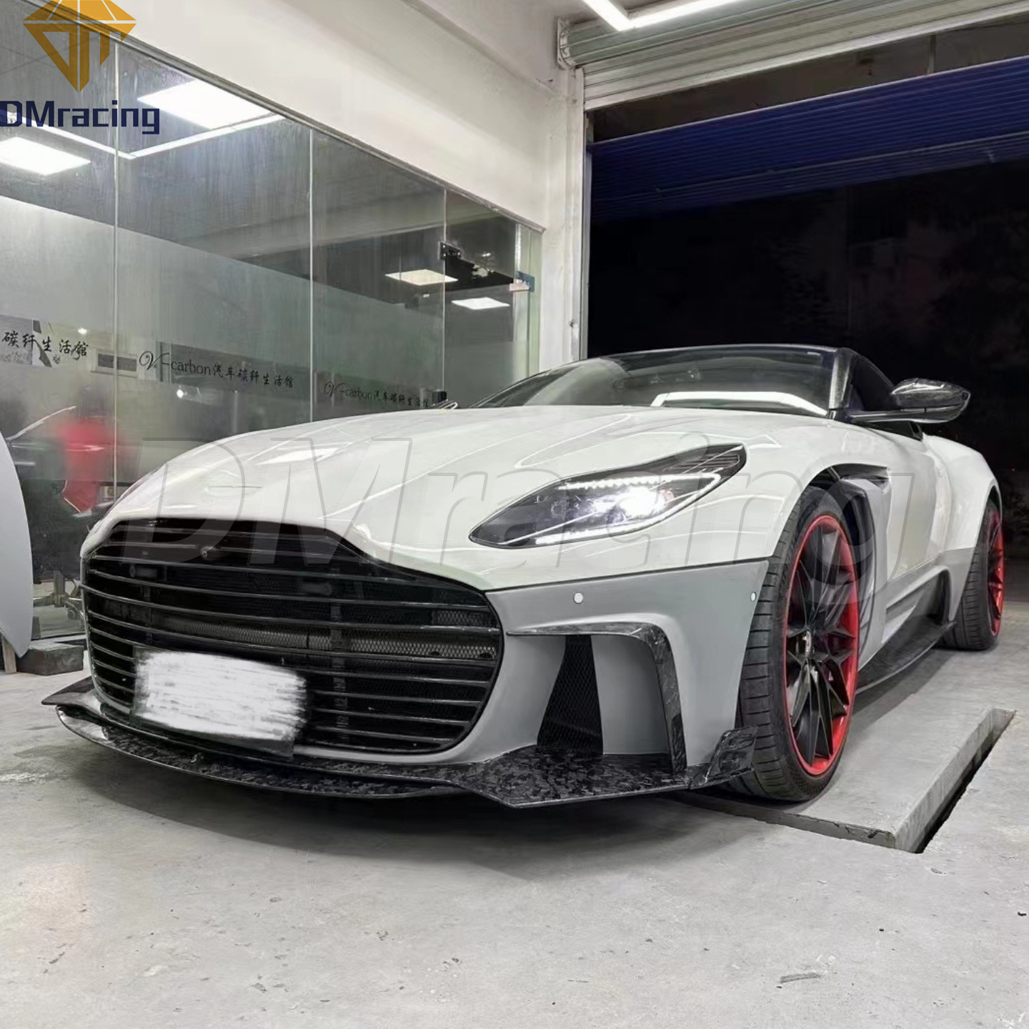 MSY STYLE HALF FORGED CARBON FIBER FRONT BUMPER BODY KIT FOR ASTON MARTIN DB11 2016-2023