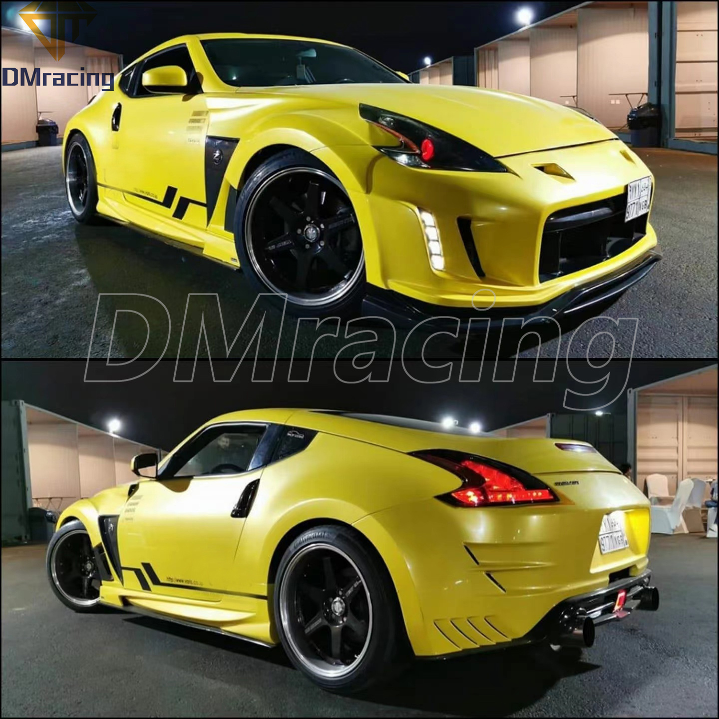 VARI VRS ARISING-II STYLE FIBER GLASS REAR BUMPER BODY KIT FOR NISSAN 370Z Z34 2009-2015