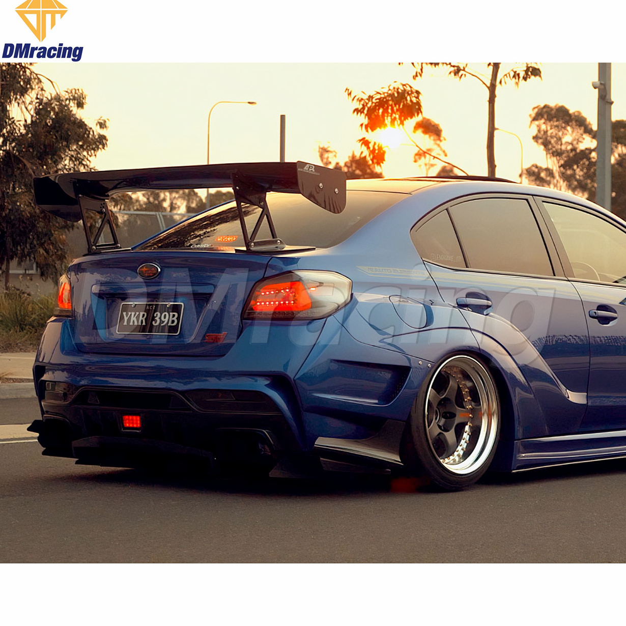 VARI VRS STYLE CARBON FIBER REAR BUMPER BODY KIT FOR SUBARU IMPREZA 11 VAB VAF STI S4 2015-2018