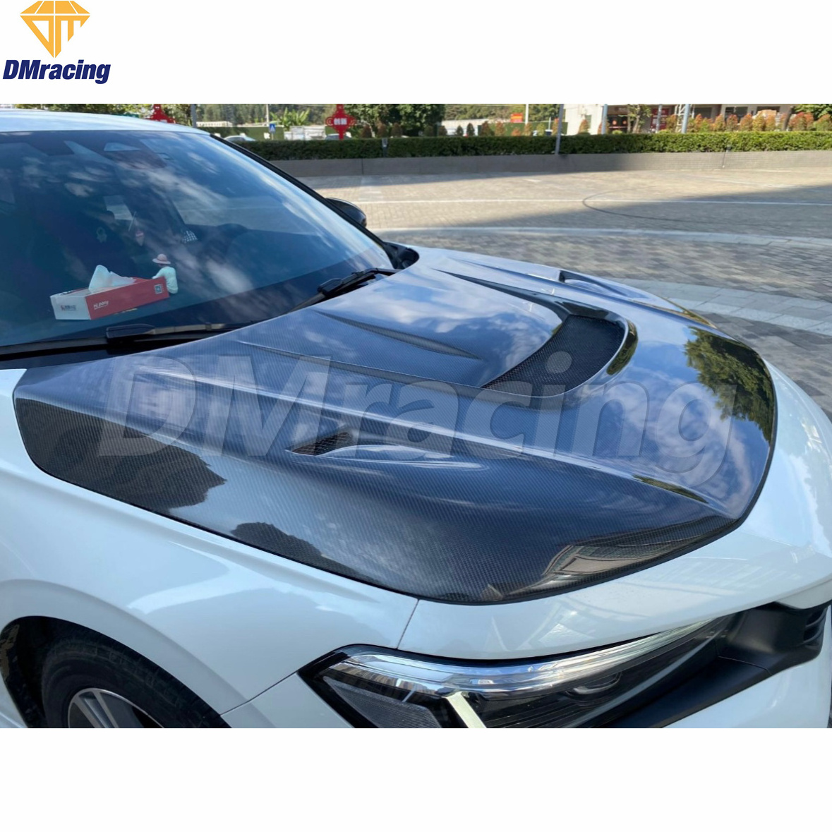 Vari Vrs Style Carbon Fiber Hood Bonnet For Honda Civic XI 2022 11TH Generation 11