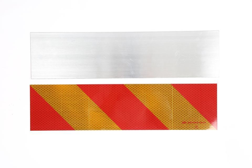 daoming conspicuity safety reflector for vehicle tailboard Aluminum Panel ECE70.01