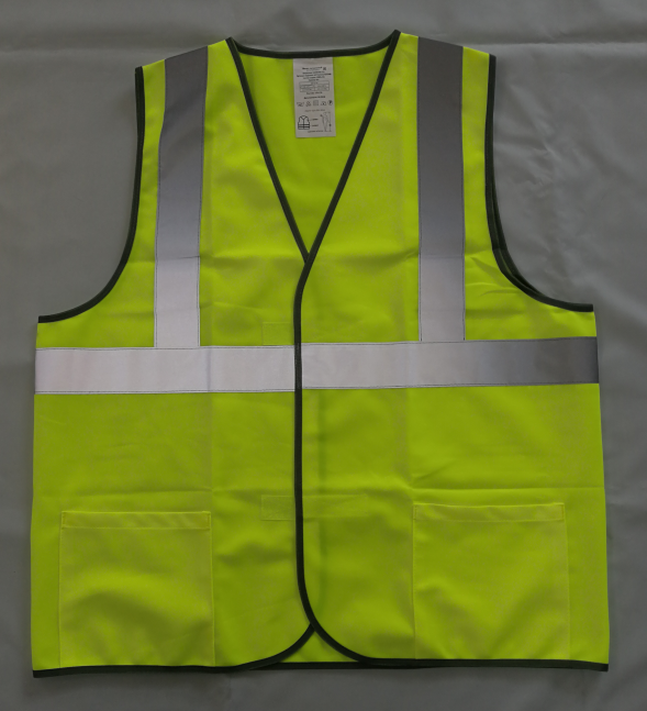 high visibility reflective safety fluorescent   yellow /orange  vest