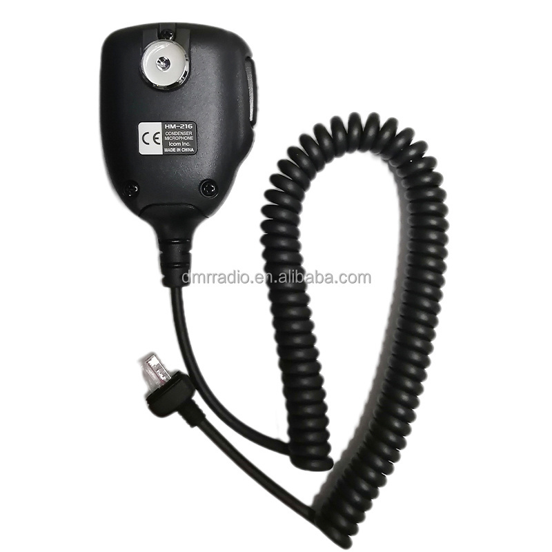 HM-216 HM216 Microphone with Uses dust-proof PTT switch for ICOM IC-A120 IC- A120E air-band transceiver walkie talkie