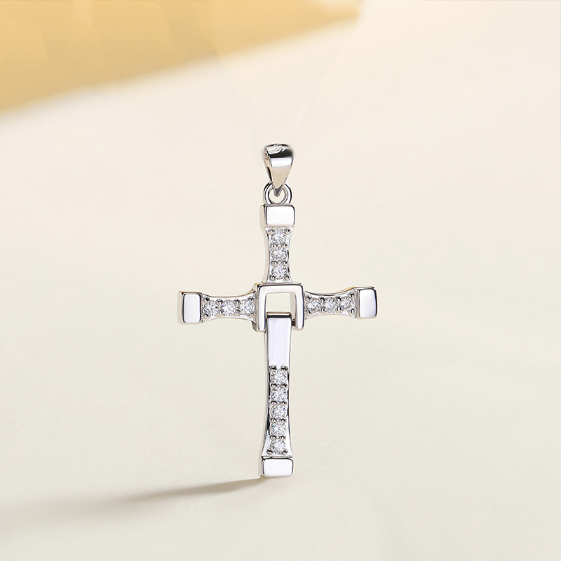 925 Minimalist Pendant Women Layer Tennis Necklaces Zirconia Jewelry Dainty 18K Gold s925 Sterling Silver Cross Necklace jewelry