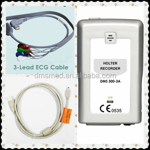 One-Piece 3-Lead/5-Lead Holter ECG/EKG Cable