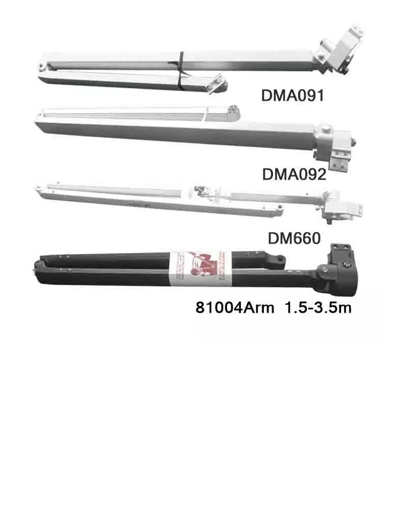 Strong retractable folding awning arm for sunshade awning parts