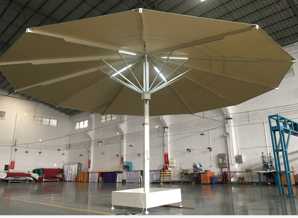 5M Heavy Duty Large Outdoor Garden Newest Style Starlight LED Parasol Umbrella