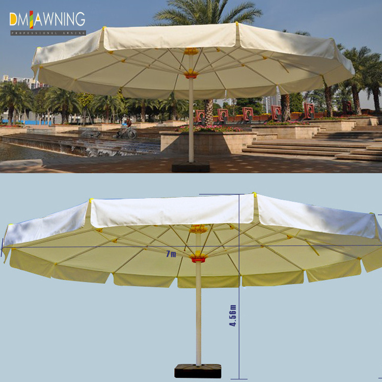 Wind-resistant Heavy Duty Big Patio Parasol Beach Umbrella