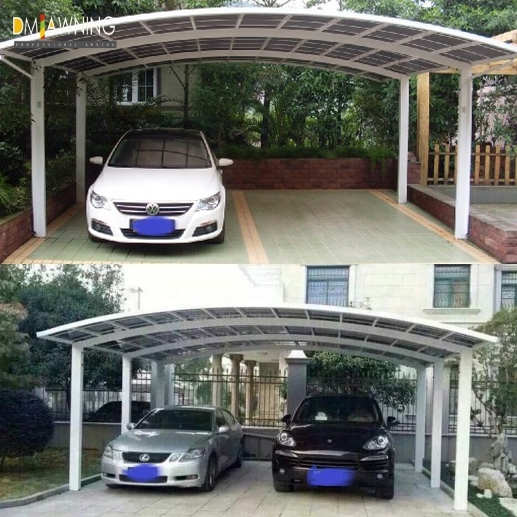 Waterproof Aluminium Carport,6x6M Outside Carport Canopy