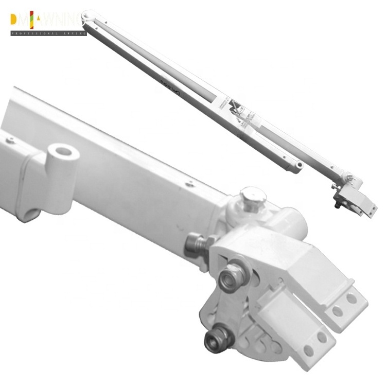 Strong retractable folding awning arm for sunshade awning parts