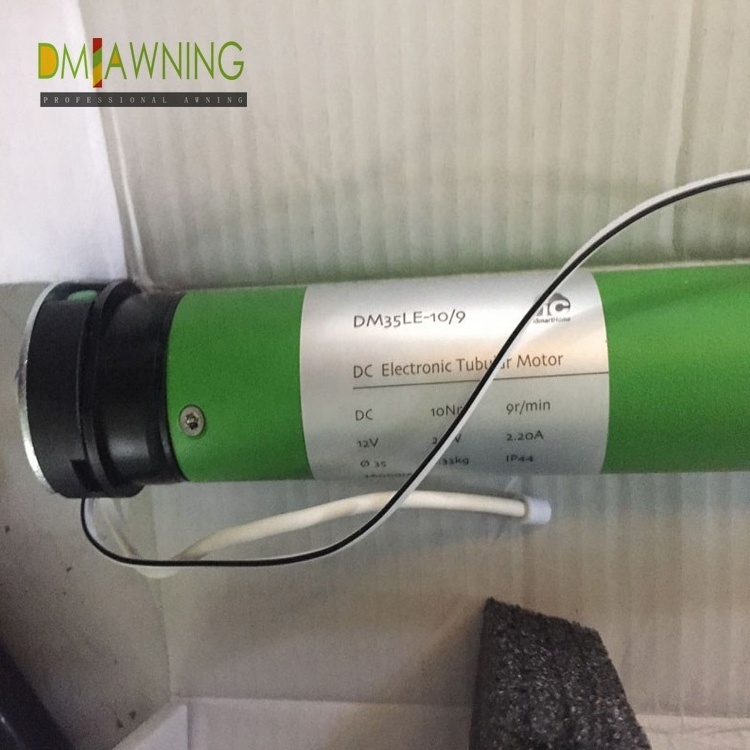 110V/230V 50HZ Linear Tubular Electric Awning Motor -20~60 Degree All-season Not Support 433.92 10PCS 50N 12 44 45