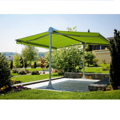 Retractable Manual Awning, Adjustable Waterproof Canopy with Hand Crank, Balcony   Sun Shade Shelter