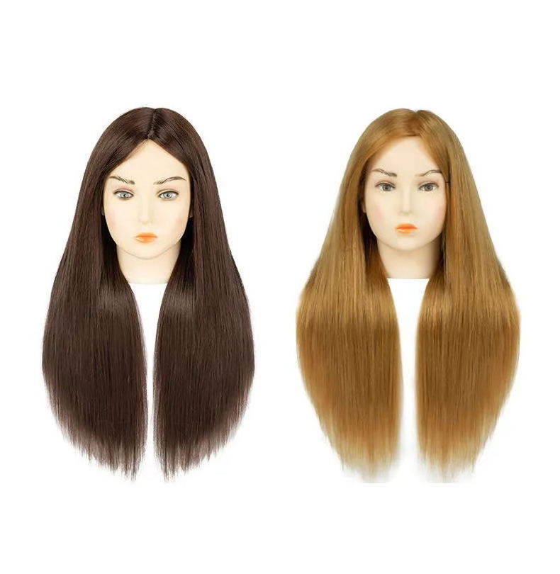 Hot-selling High quality  Mannequin Training Head Hair Mixed hair Cosmetology Manikin Head