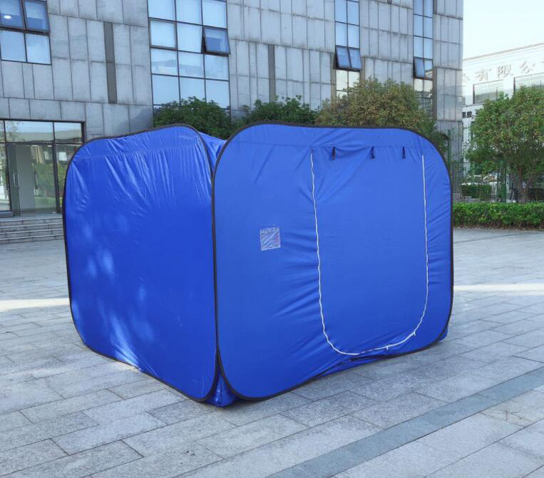 Portable Pop Up Collapsible Temporary Cubicle Cube Refugee Isolation Shelter Modular Emergency Disaster Relief Tent