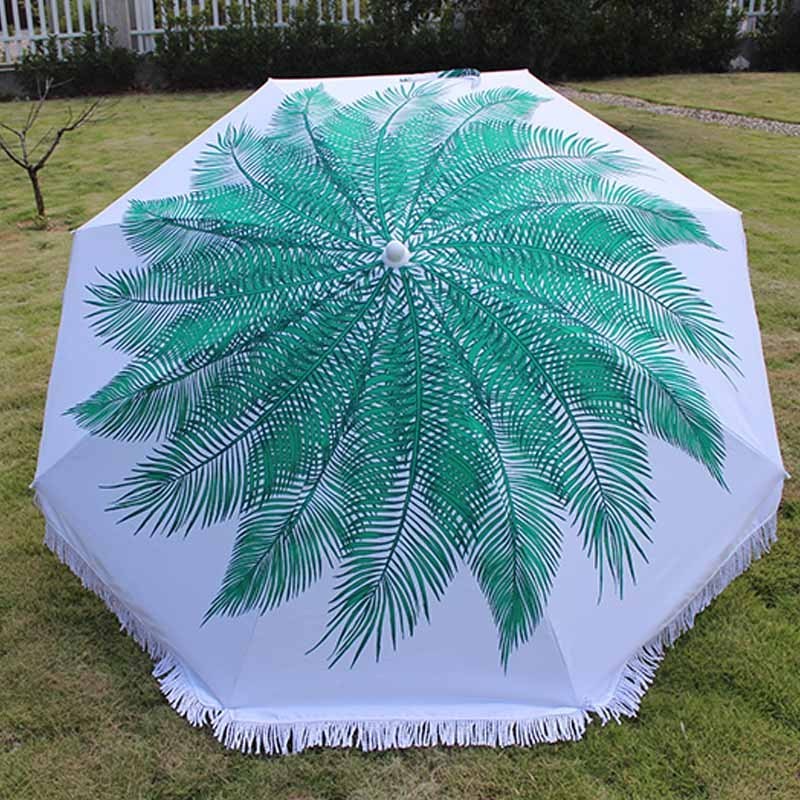 Chinese Good Quality  Beach Umbrella With Tassels