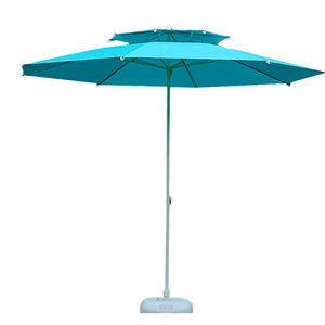 Hot sale sunshade  middle pole Hotel outdoor parasol garden umbrella wholesale  beach umbrella