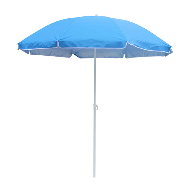 Beach Parasol Sun Garden Beach Umbrella Colour Outdoor Use Blue Chinese Outdoor Furniture Umbrella Big Umbrella Large 100cm 2M