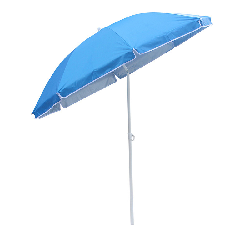 Beach Parasol Sun Garden Beach Umbrella Colour Outdoor Use Blue Chinese Outdoor Furniture Umbrella Big Umbrella Large 100cm 2M