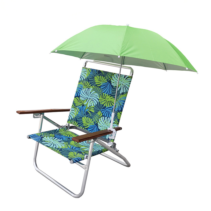 Clip Umbrella Small Beach Chair Clamp Umbrella for The Beach Box Chinese Outdoor Furniture Stainless Steel Pole 8mm Sea Umbrella