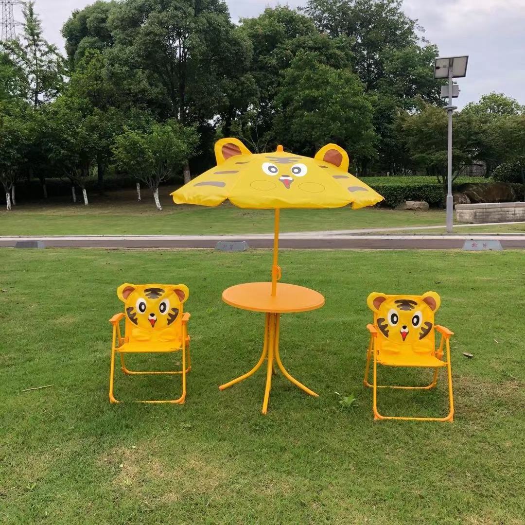 Custom Clip Kids Beach Baby Chair with Umbrella Moon Chair Metal Steel Iron Modern Wholesale Kids Folding Oxford 15mm 10pcs 420D