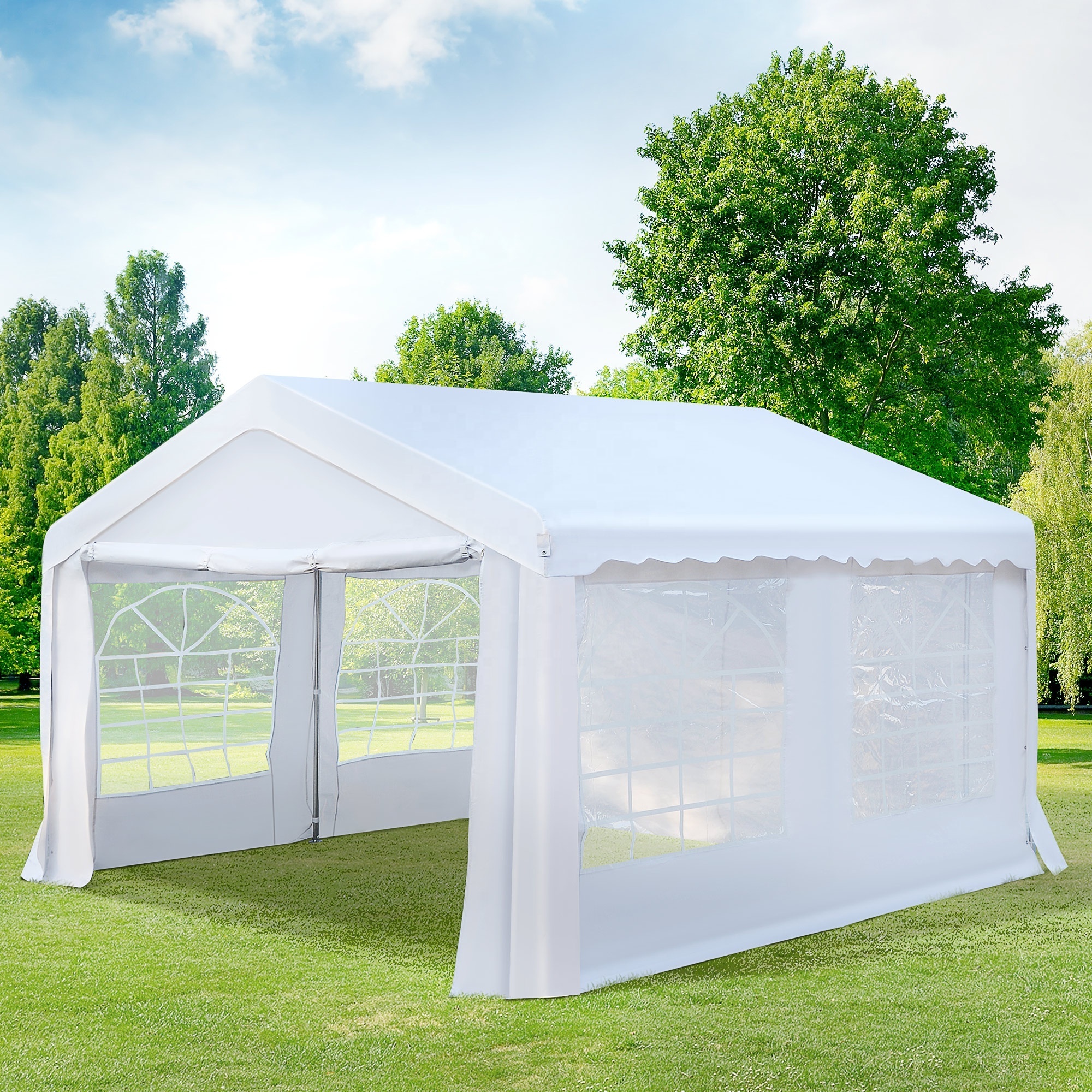 Manufacturer Garden Gazebo Marquee Party Wedding Tents Portable Carport Shelter Car Canopy Clear Tent for Events