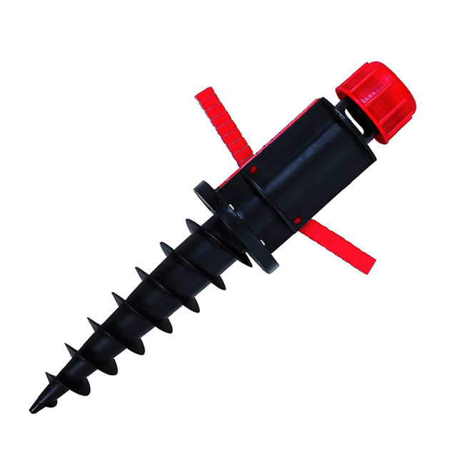 High Quality PP Plastic Beach Umbrella Sand Screw Anchor Base With Handle