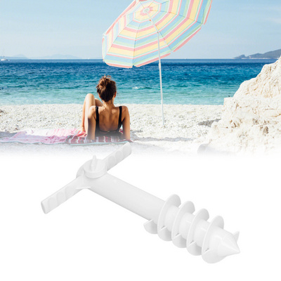 In Stock Diameter 40mm Beach Umbrella Sand Anchor Safe Umbrella Holder Stand With 5 Spiral Screw