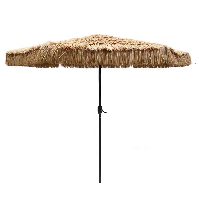 Outdoor Thatch Cover Sun Umbrella Simulation Straw Beach Grass Parasol