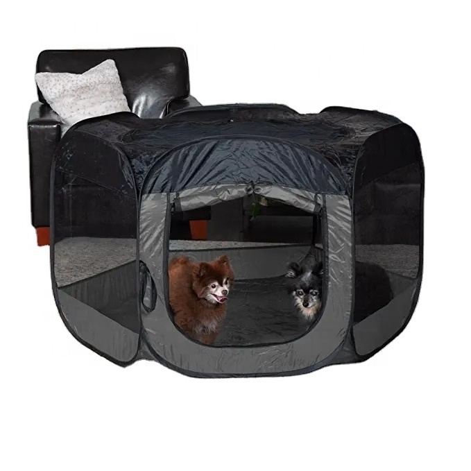 Large Indoor Outdoor Portable Pop Up Foldable Exercise Travel Dog Kennel Cat Pet Cage Playpen Camping Tent