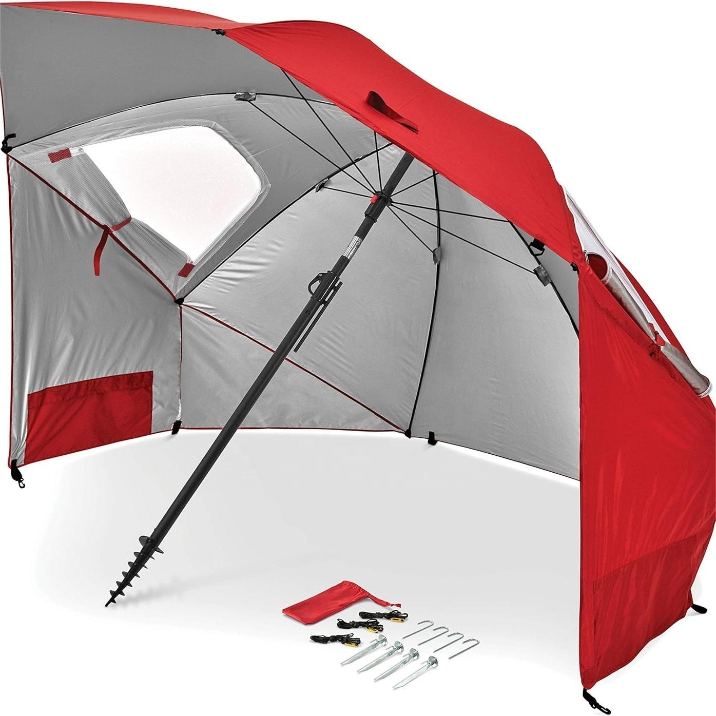 Hot Sale UPF 50+ Umbrella Shelter for Sun and Rain Protection 8-Foot 240CM for Outdoor Sunproof