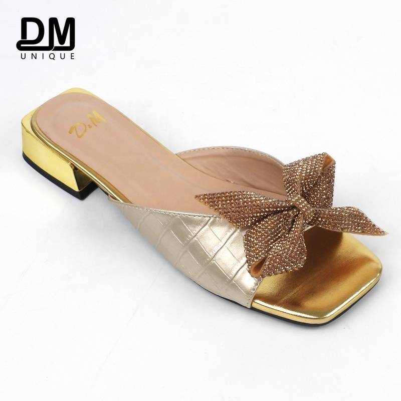 DM Hot Sale Arabic Sandals Dubai Elegant Women Sandals with Heels for Women and Ladies