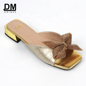 DM Hot Sale Arabic Sandals Dubai Elegant Women Sandals with Heels for Women and Ladies