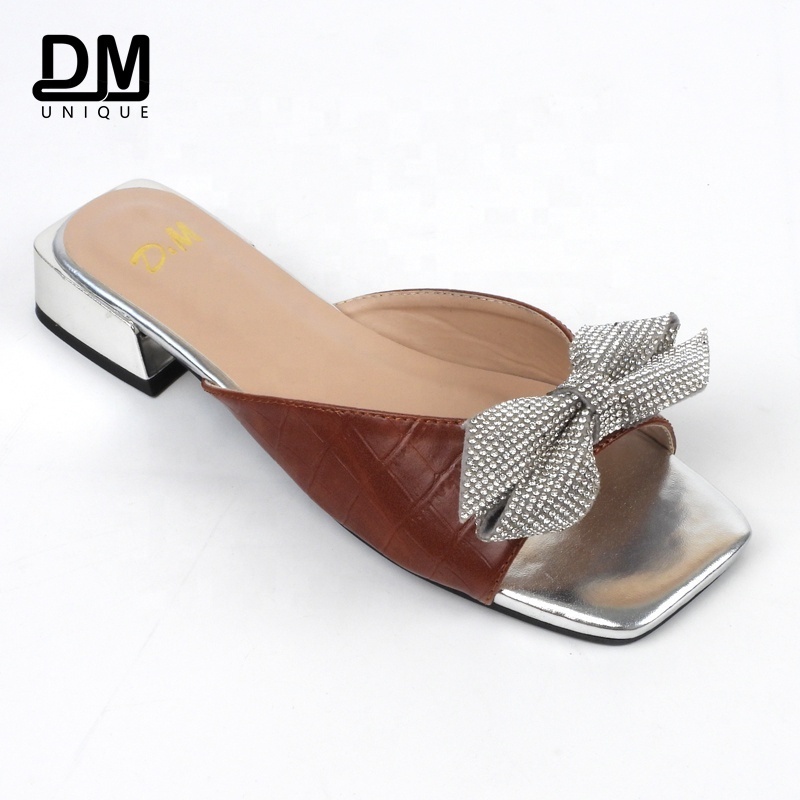 DM Hot Sale Arabic Sandals Dubai Elegant Women Sandals with Heels for Women and Ladies