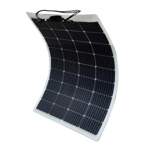 CE 100w lightweight solar module monocrystalline flexible pv panel thin film etfe flexible solar panels 200w for car roof