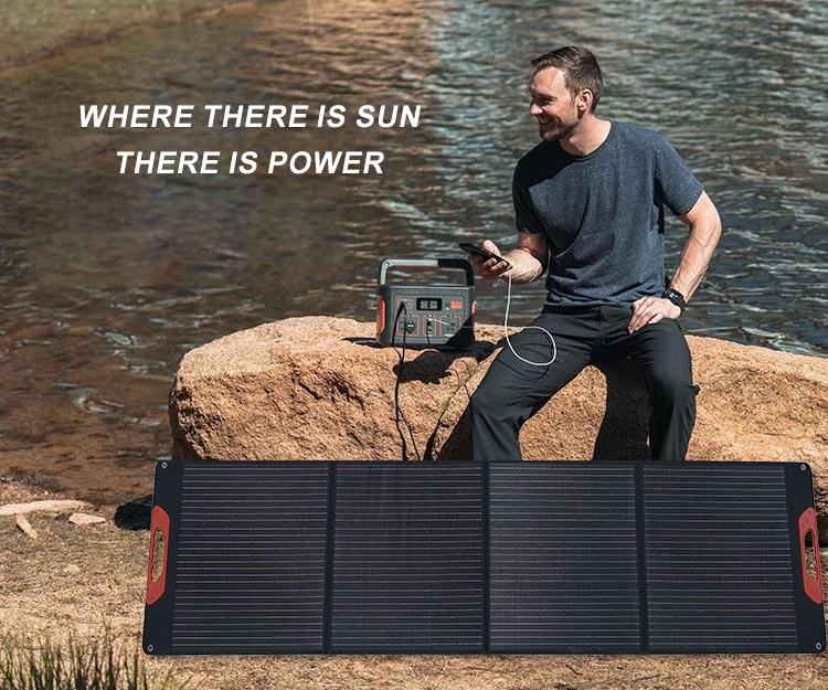 Mono-Crystalline Silicon Outdoor portable folding Flexible 200 watt foldable and portable solar panel