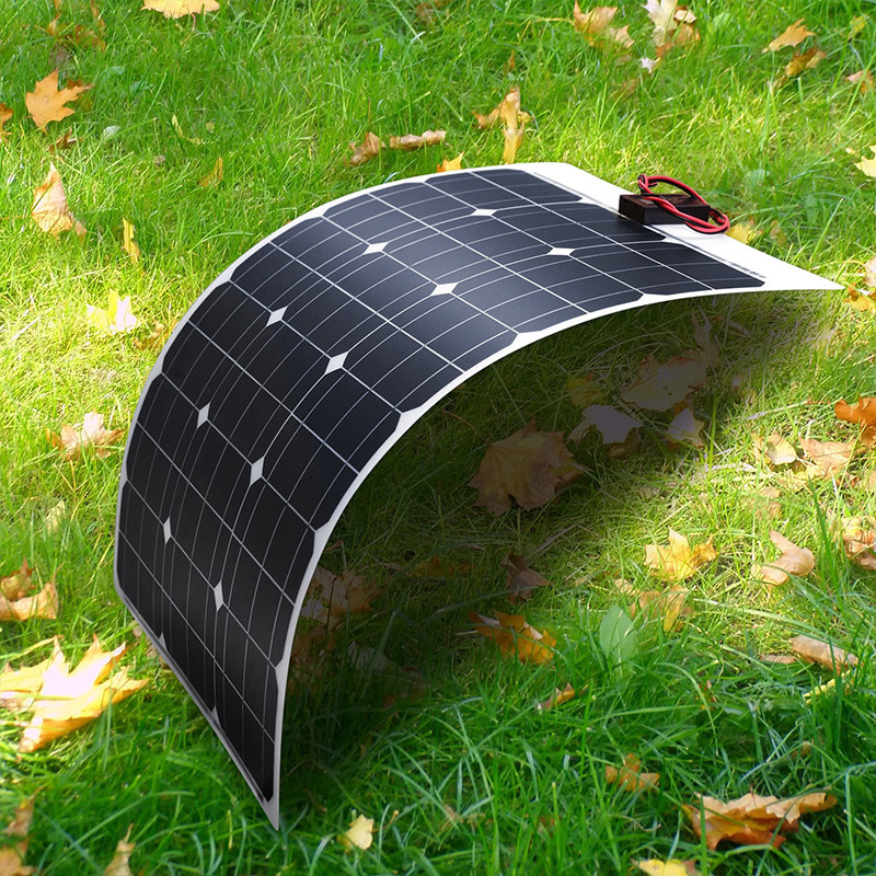 Good quality OEM ODM transparent flexible solar panel for building Thin Film ETFE 100w flexible solar panel