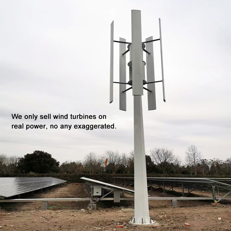 300W 500w 1kw 2kw 3kw 5kw 10KW Hybrid Solar Energy Electricity Generator Vertical Axis Wind Power system wind Turbine For Sale