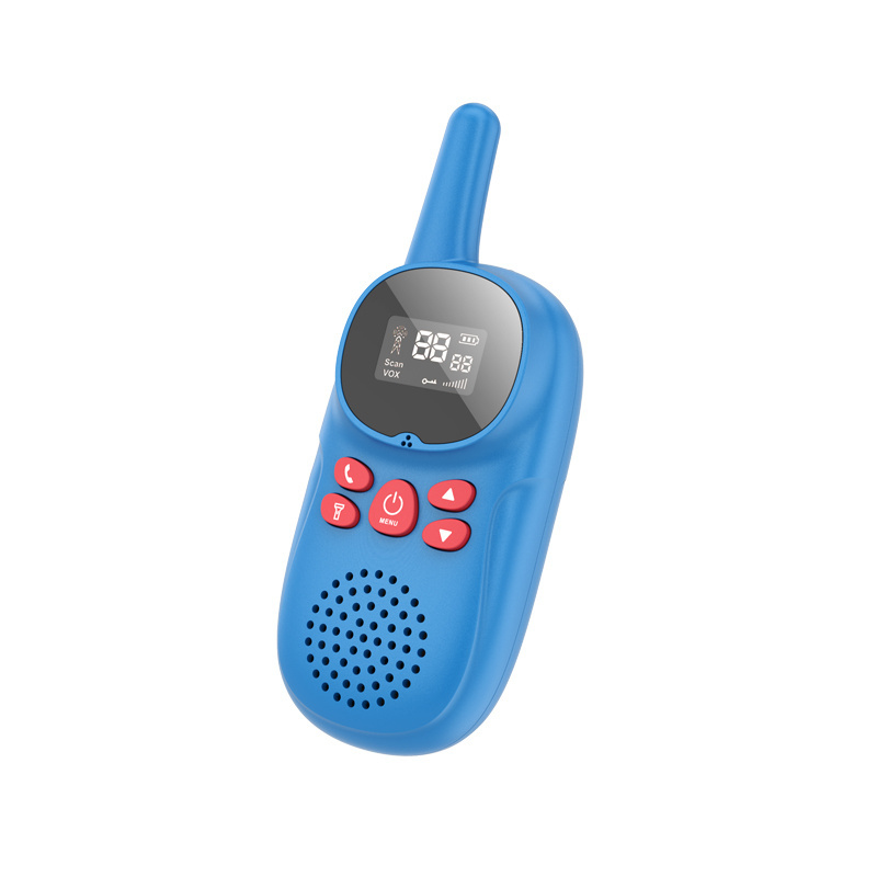 Kids Walkie Talkie Two Ways Radio Toy Walkie Talkie for Kids 3 Miles Range 22 Channels Built in Flash Light