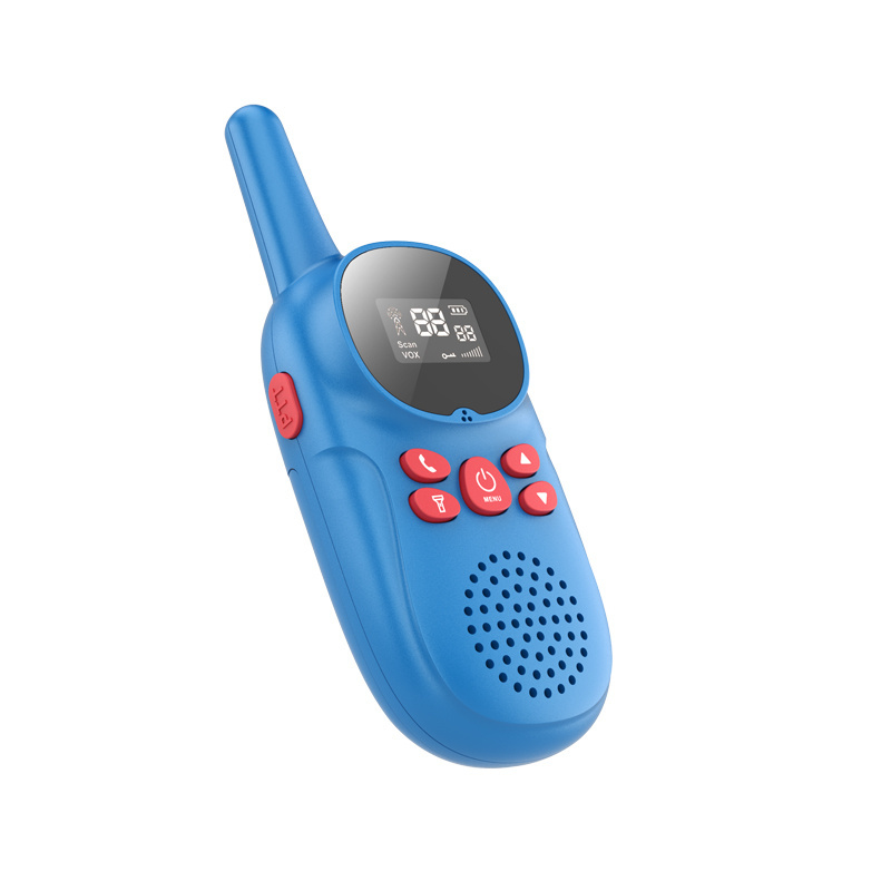 Kids Walkie Talkie Two Ways Radio Toy Walkie Talkie for Kids 3 Miles Range 22 Channels Built in Flash Light