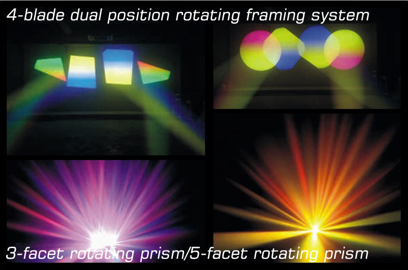 PRO-F1000 Profile Framing Stage  Lighting Fixture Shutter System Sharp  Wash Spot Led Beam Moving Head