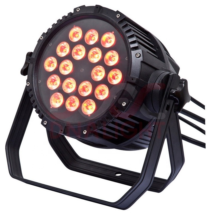 270W 18LED Par Light 5 in 1 RGBWA PAR64 DMX Stage Lighting Waterproof IP67